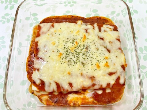 パスタソースで簡単☆豆腐のミートソースグリル